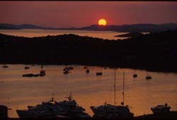 Sunset in Porto Cervo