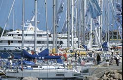 Regatta preparation in Porto Cervo
